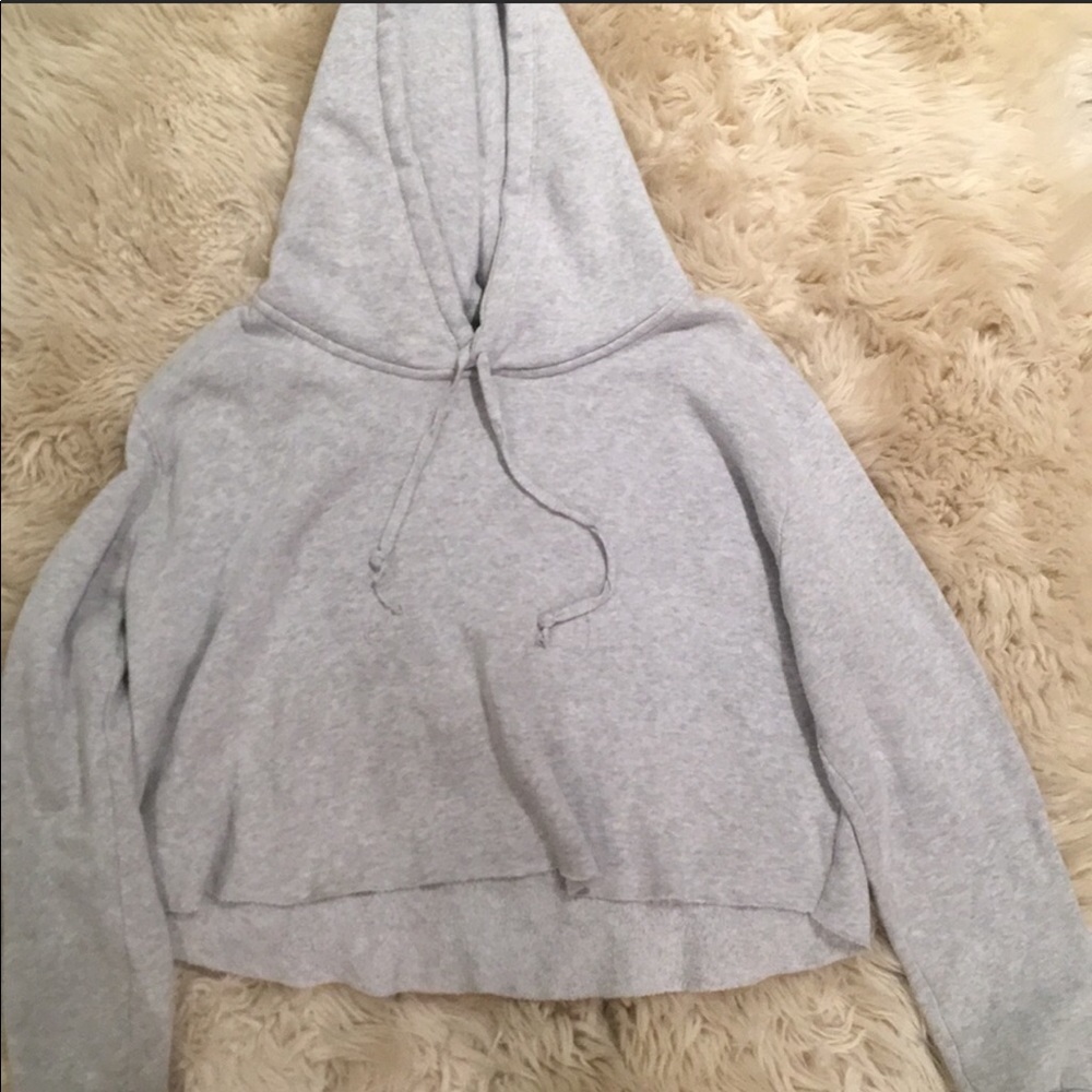 Cropped brandy melville hoodie